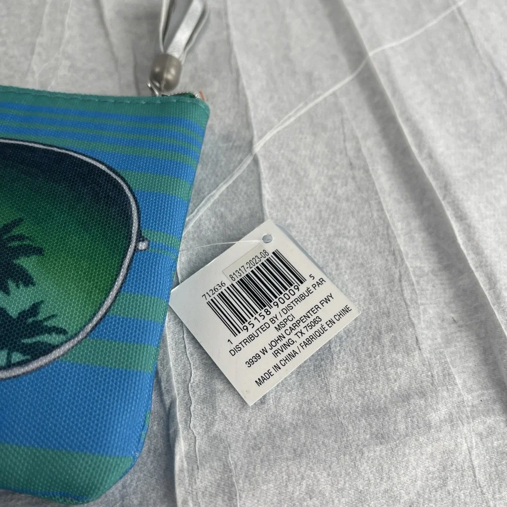 Shades Accessory Bag Blue Green Orange. 8